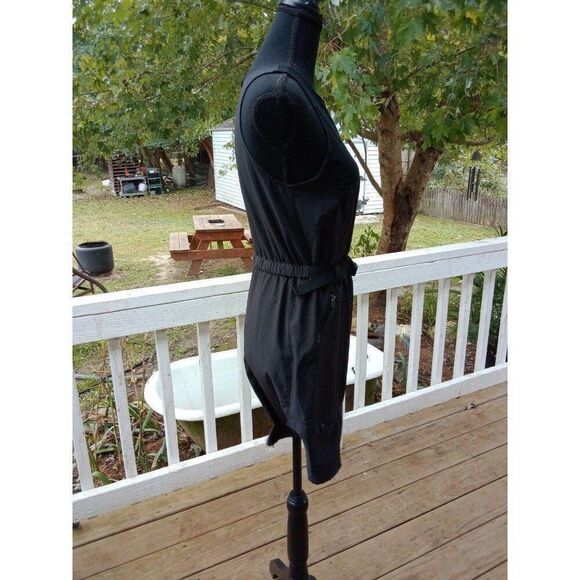 Patagonia Fleet with Belted Tank Dress Black Small - Picture 6 of 11